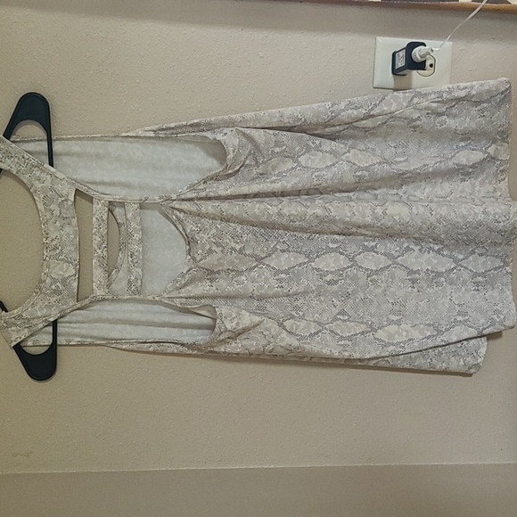 NWOT Sew in Love buttery soft snake print racerback tank sz 2X - Picture 6 of 7